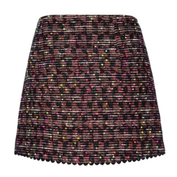 Le Superbe Lennon Tweed Wrap Skirt size 8 - Picture 3 of 10